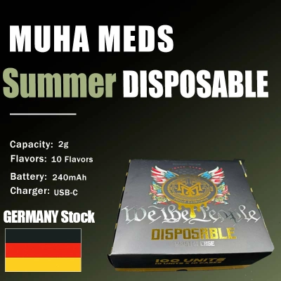 GERMANY STOCK Muha Meds SUMMER EDITION Disposable New York 2g  01