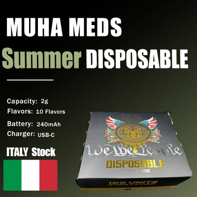 ITALY STOCK Muha Meds SUMMER EDITION Disposable New York 2g  01