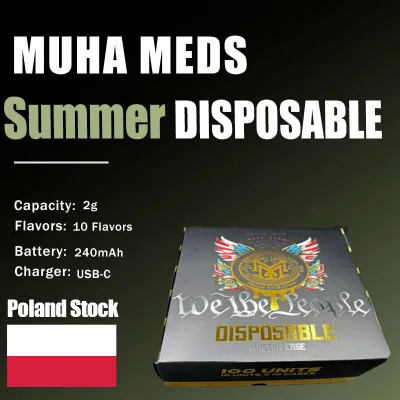POLAND STOCK Muha Meds SUMMER EDITION Disposable New York 2g  01