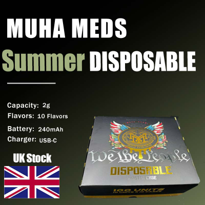 UK STOCK Muha Meds SUMMER EDITION Disposable New York 2g  01