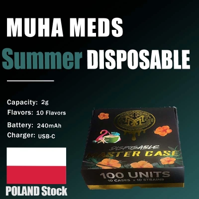 Poland Stock Empty Muha Meds SUMMER EDITION Disposable Swan 2g  01