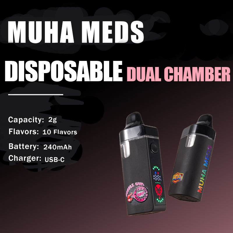 muha disposable 2g dual chamber