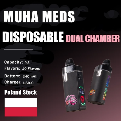 Poland Empty Muha Meds Dual Chamber Disposable 2g 01