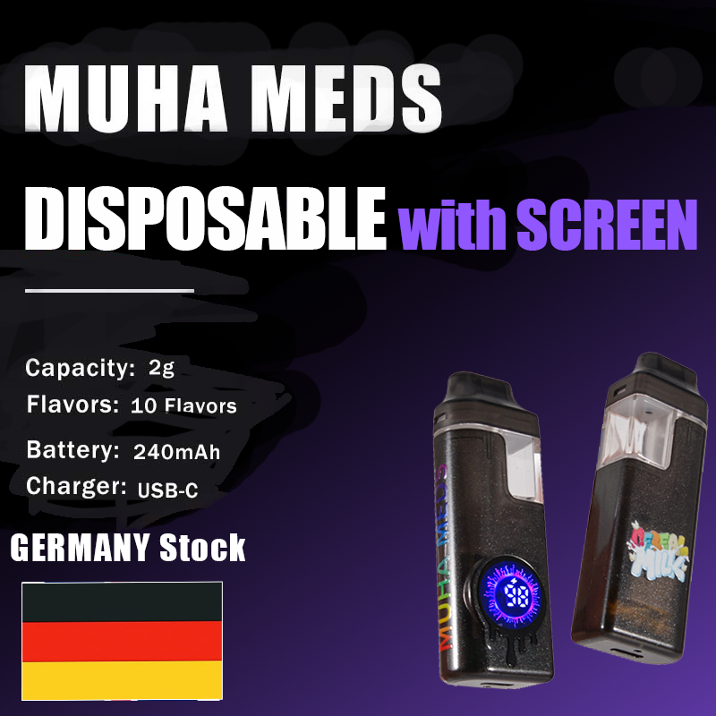Germany Best Muha Meds Disposable 2 gram With Screen 
