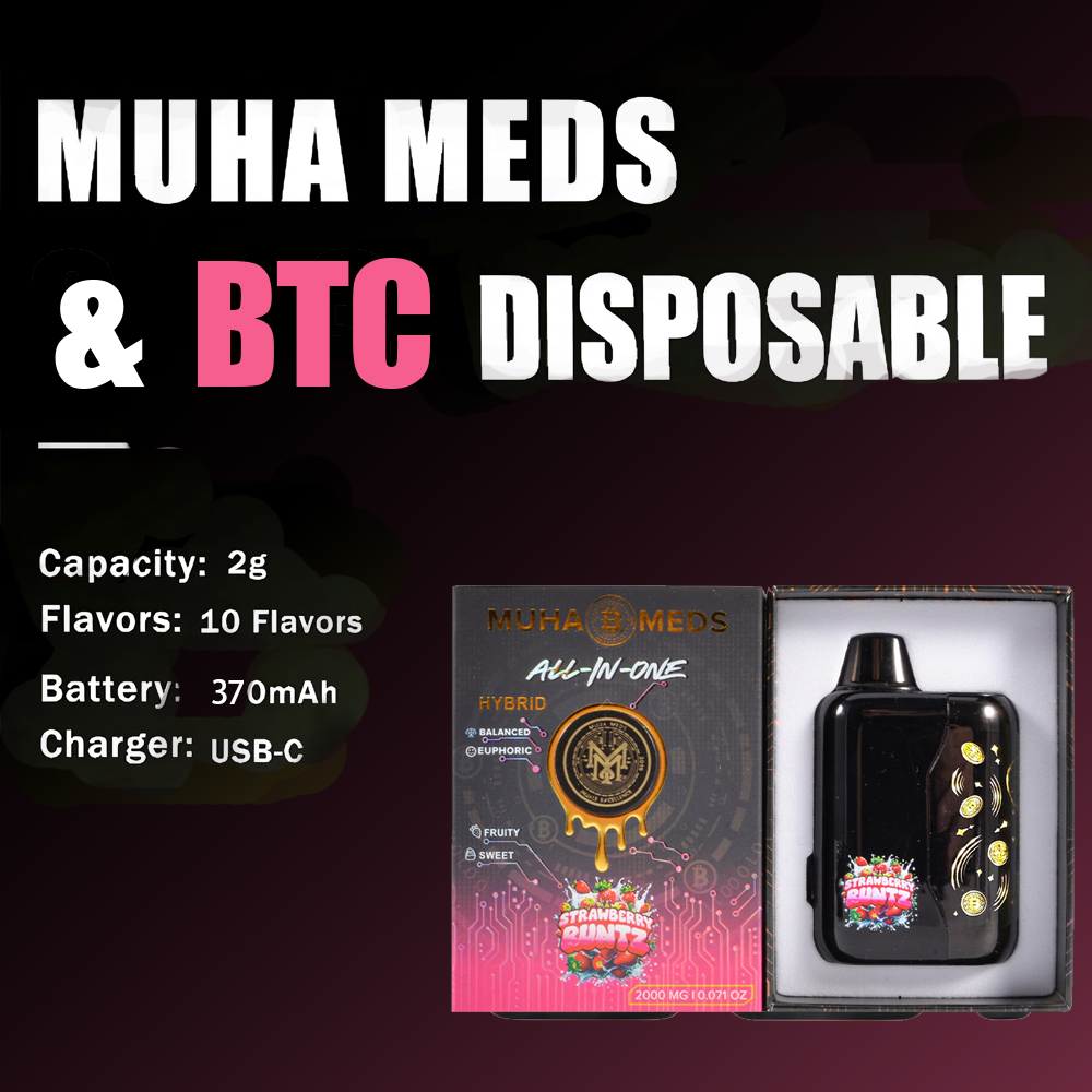 Muha Meds BTC 2g screen disposab