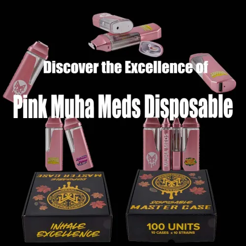 Discover the Excellence of Pink Muha Meds Disposable