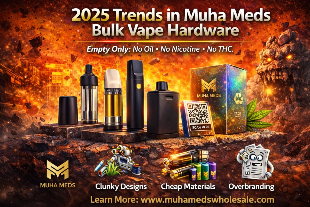 2025 Bulk Empty Vape Hardware Trends Muha Meds Style