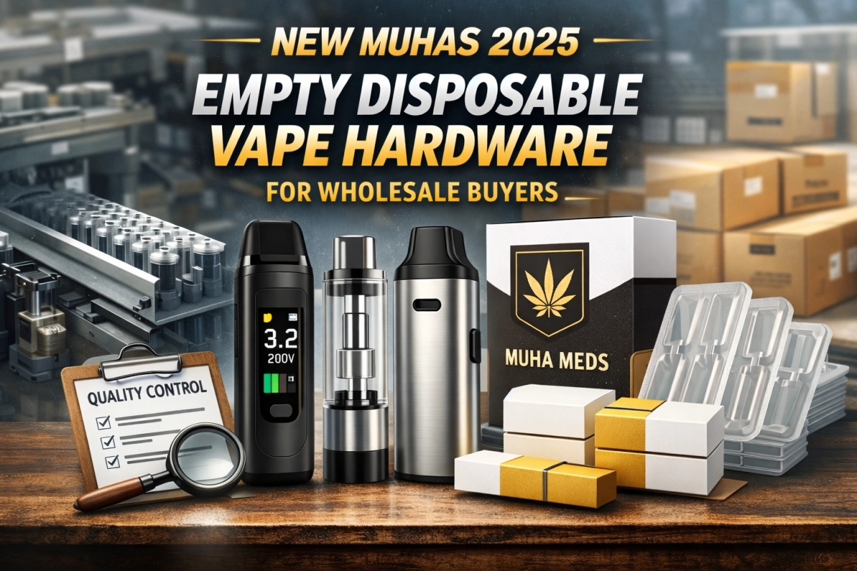 New Muhas 2025 Empty Disposable Vape Hardware for Wholesale Buyers