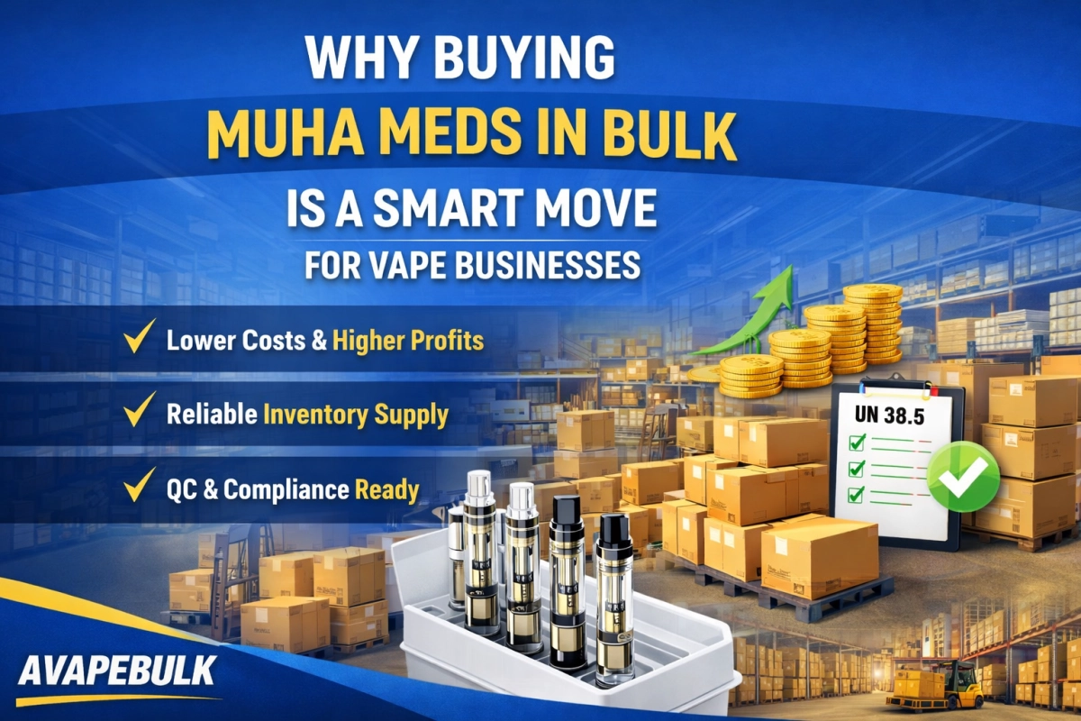 Why Buying Muha Meds in Bulk Is a Smart Move for Vape Businesses