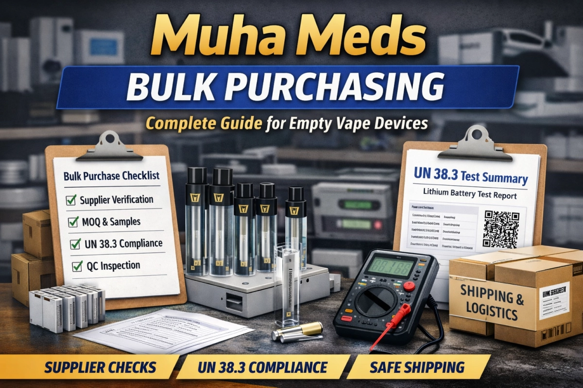 Muha Meds Bulk Purchasing Complete Guide for Empty Vape Devices