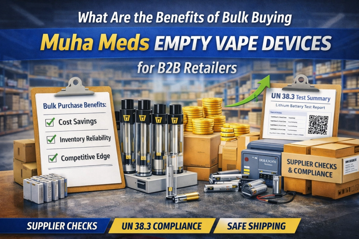 Buying muha meds in bulk boosts profits, ensures reliable inventory, and helps B2B retailers offer authentic, compliant vape devices.