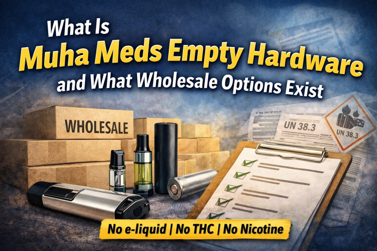 What Is Muha Meds Empty Hardware and What Wholesale Options Exist
