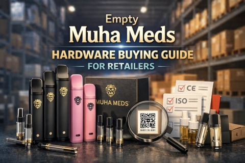 Empty Muha Meds Hardware Buying Guide for Retailers