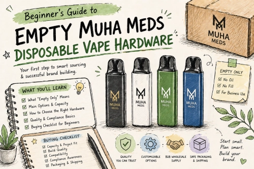 Beginner’s Guide to Empty Muha Meds Disposable Vape Hardware