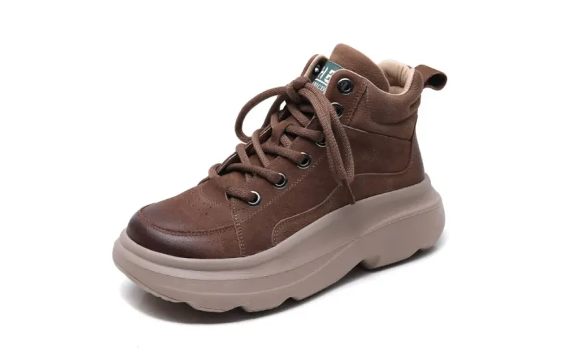Wolexue Shoes Khaki ST-01-02 7278