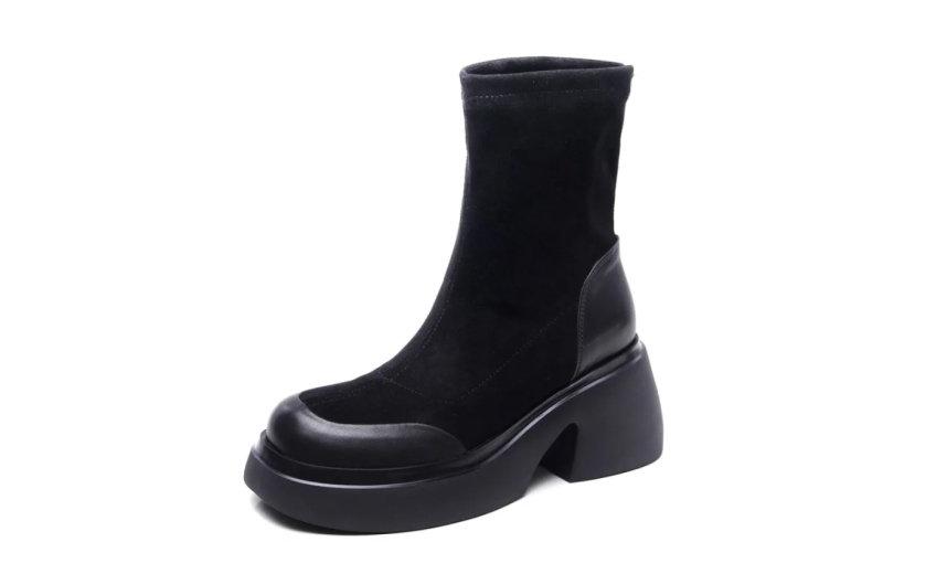 Wolexue Shoes Black HB-01-01 86-7