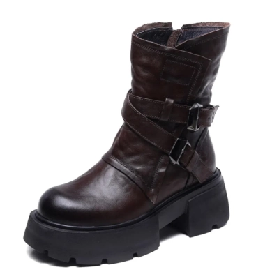 Wolexue Shoes Brown HB-03-01 63619N 01