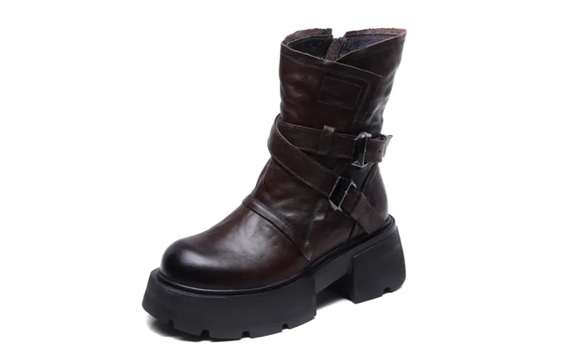 Wolexue Shoes Brown HB-03-01 63619N