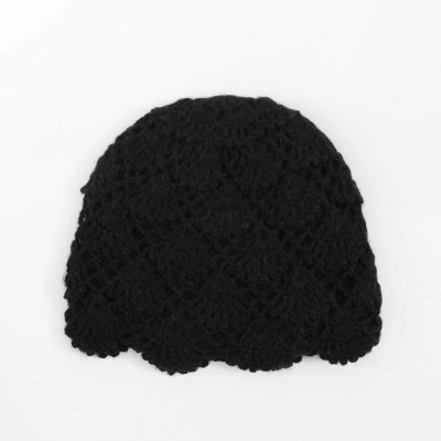 Double-Layer Warm Windproof Retro niche Slouchy Beanie Hat 02