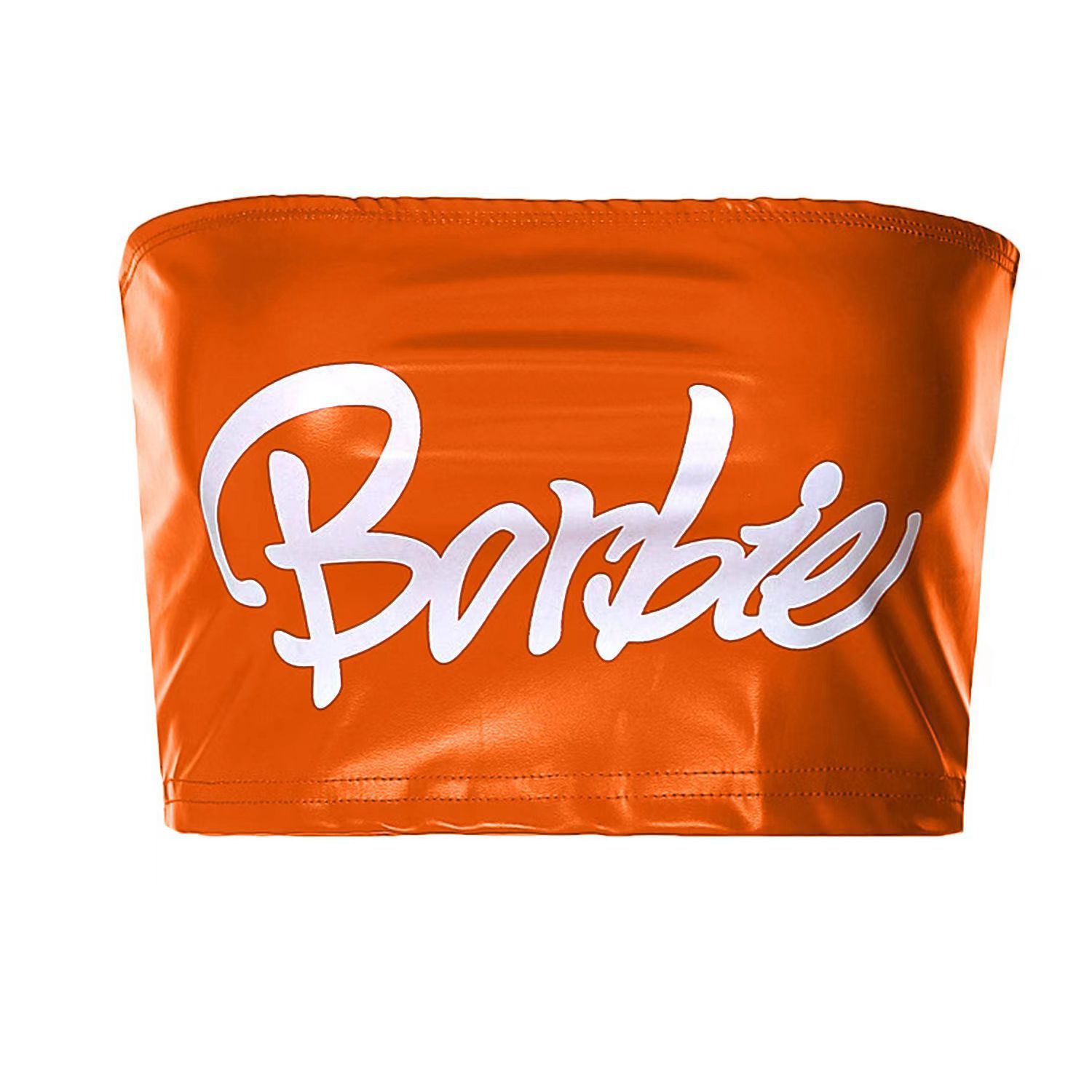 PU Printed Sexy Chest Hugging Vest