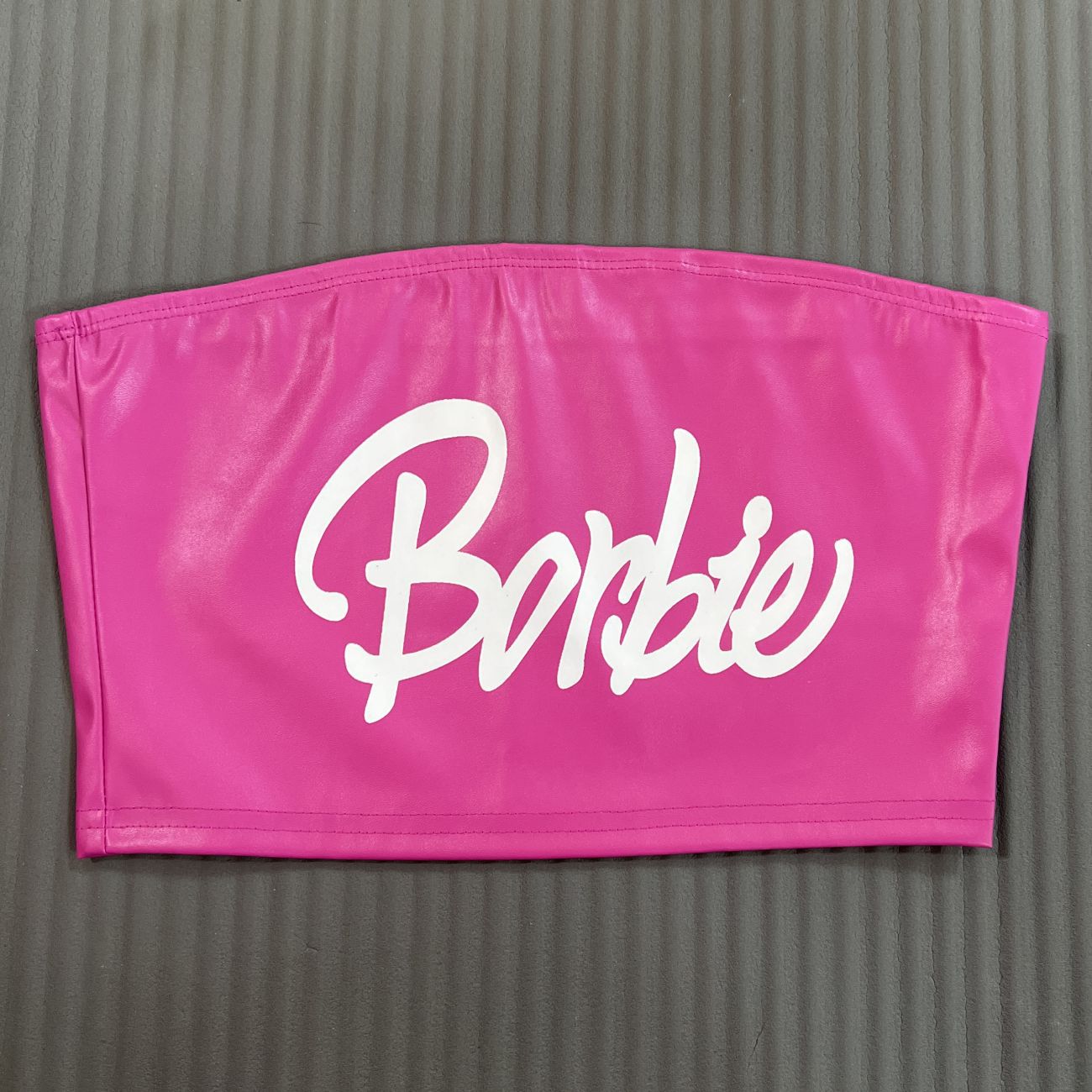 PU Printed Sexy Chest Hugging Vest