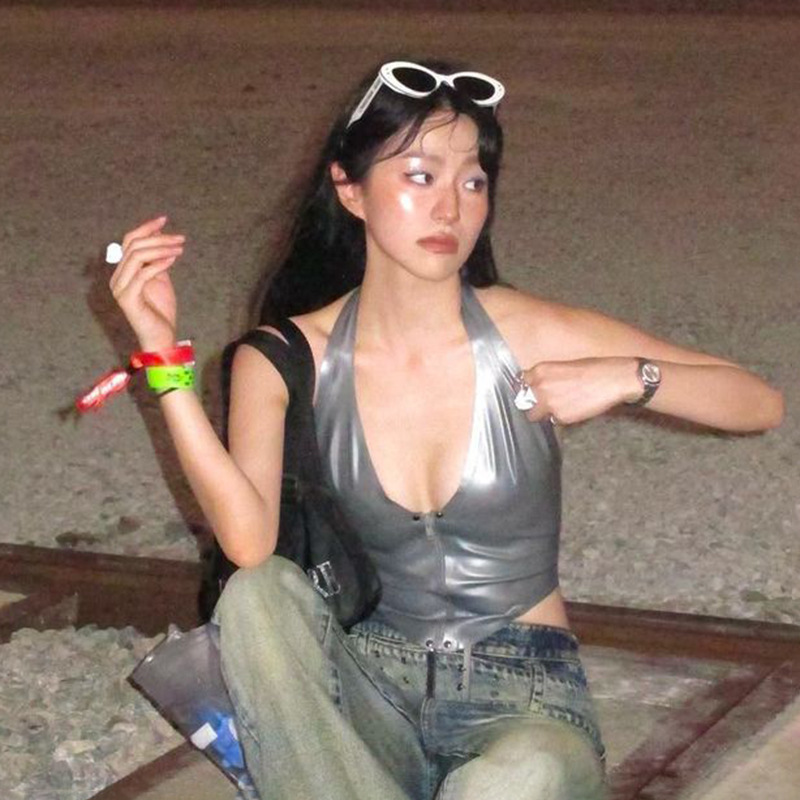 Sexy Neck Strap Camisole Vest