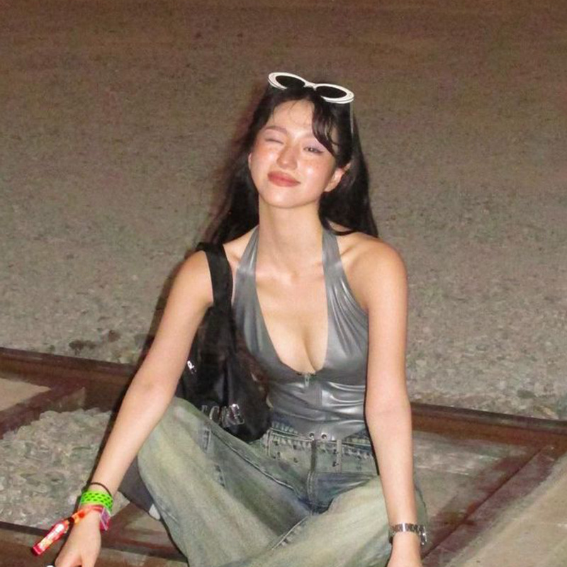 Sexy Neck Strap Camisole Vest