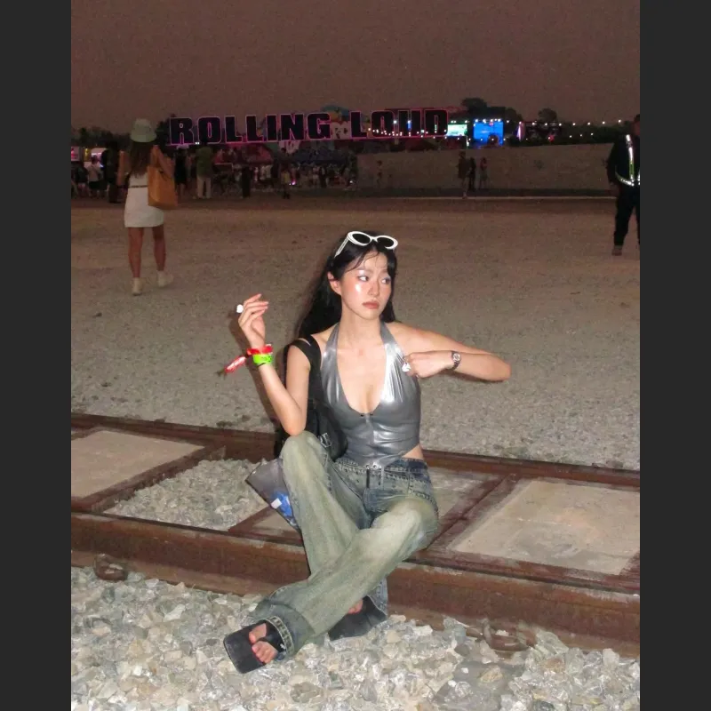 Sexy Neck Strap Camisole Vest
