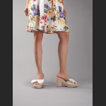 Bow Tie Hemp Rope Wedge Heel Thick Soled Sandals