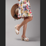 Bow Tie Hemp Rope Wedge Heel Thick Soled Sandals