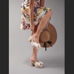 Bow Tie Hemp Rope Wedge Heel Thick Soled Sandals