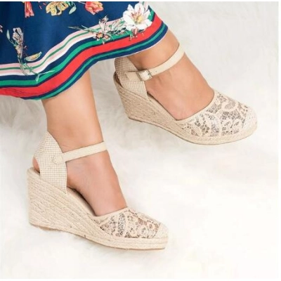 High Heel Hollowed Out Large Size Sandals 02