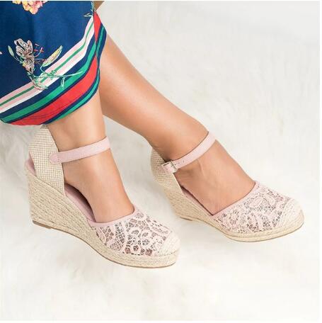 High Heel Hollowed Out Large Size Sandals