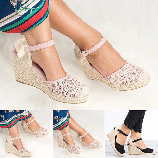 High Heel Hollowed Out Large Size Sandals