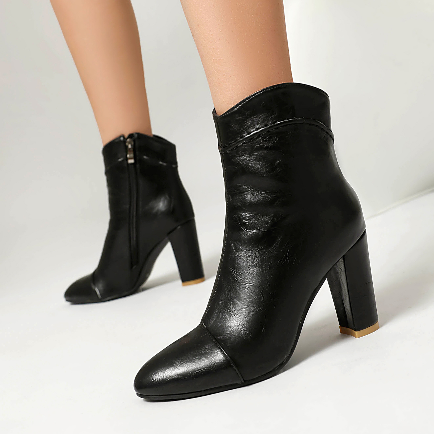 Sharp Pointed Knight Boots Martin Boots