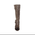 Women's Boots, Belt Buckle, High Top Knight Boots
