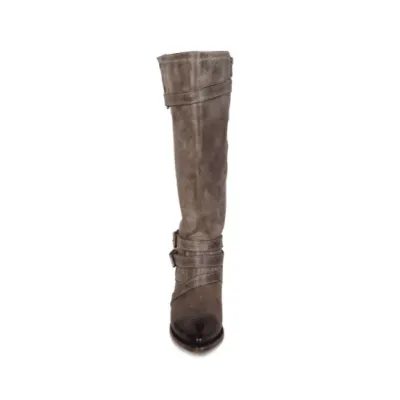Women's Boots, Belt Buckle, High Top Knight Boots 02