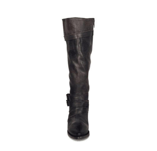 Women's Boots, Belt Buckle, High Top Knight Boots
