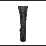 Women's Boots, Belt Buckle, High Top Knight Boots