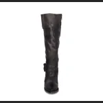 Women's Boots, Belt Buckle, High Top Knight Boots