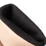 Tassel Boots, Short Tube Suede, Rivet Boots, Square Heel, Middle Heel Boots