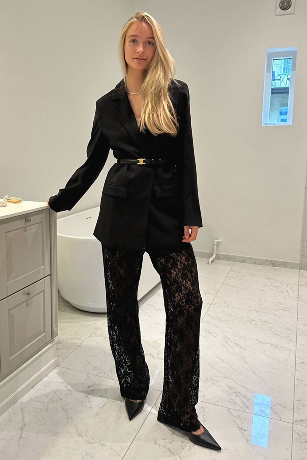 Lace Casual Pants, Sexy And Fashionable