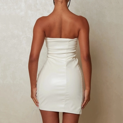 Sexy Strapless Strapless And Hip Hugging Dress 02