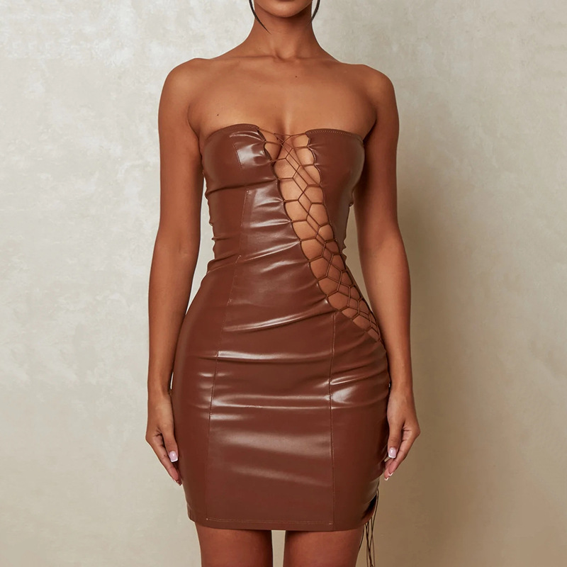 Sexy Strapless Strapless And Hip Hugging Dress