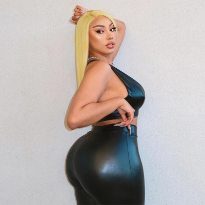 Deep V-Neck Vest Sexy Hip Hugging Slim Pants 02