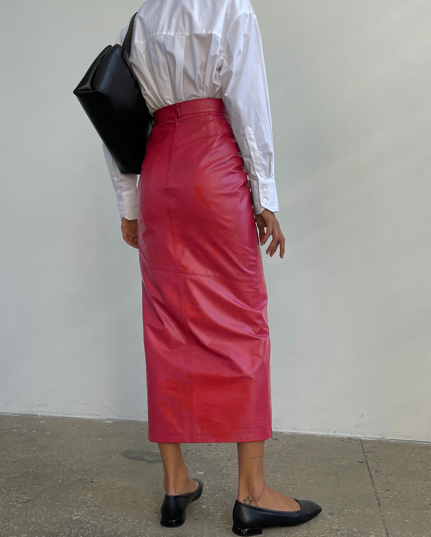 Fashionable High Waisted Slim Fit Split Skirt With Irregular Shape