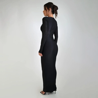 Sexy Tight Long Sleeved Elegant Dress 02