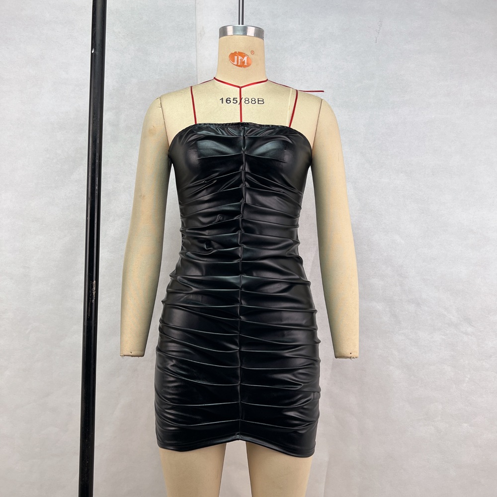 Fashionable And Sexy Strapless Waist Bag And Hip Skirt