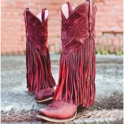 Comfortable, Fashionable, Versatile Tassel High Tube 01