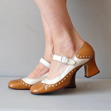 Elegant Color Blocking Straps, Light Cut Fashion, Thick Mid Heeled Shoes